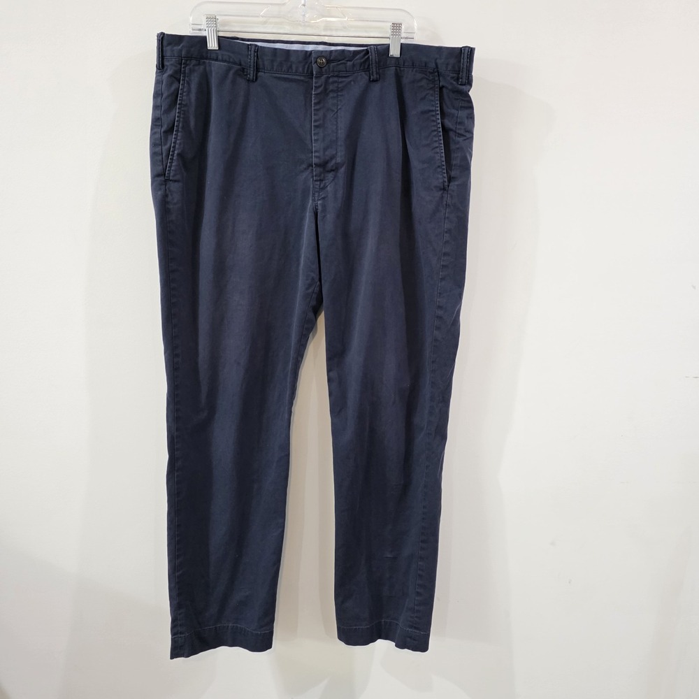 Polo Ralph Lauren Mens Chino Pants 40 X 32 Blue Stretch Straight Business